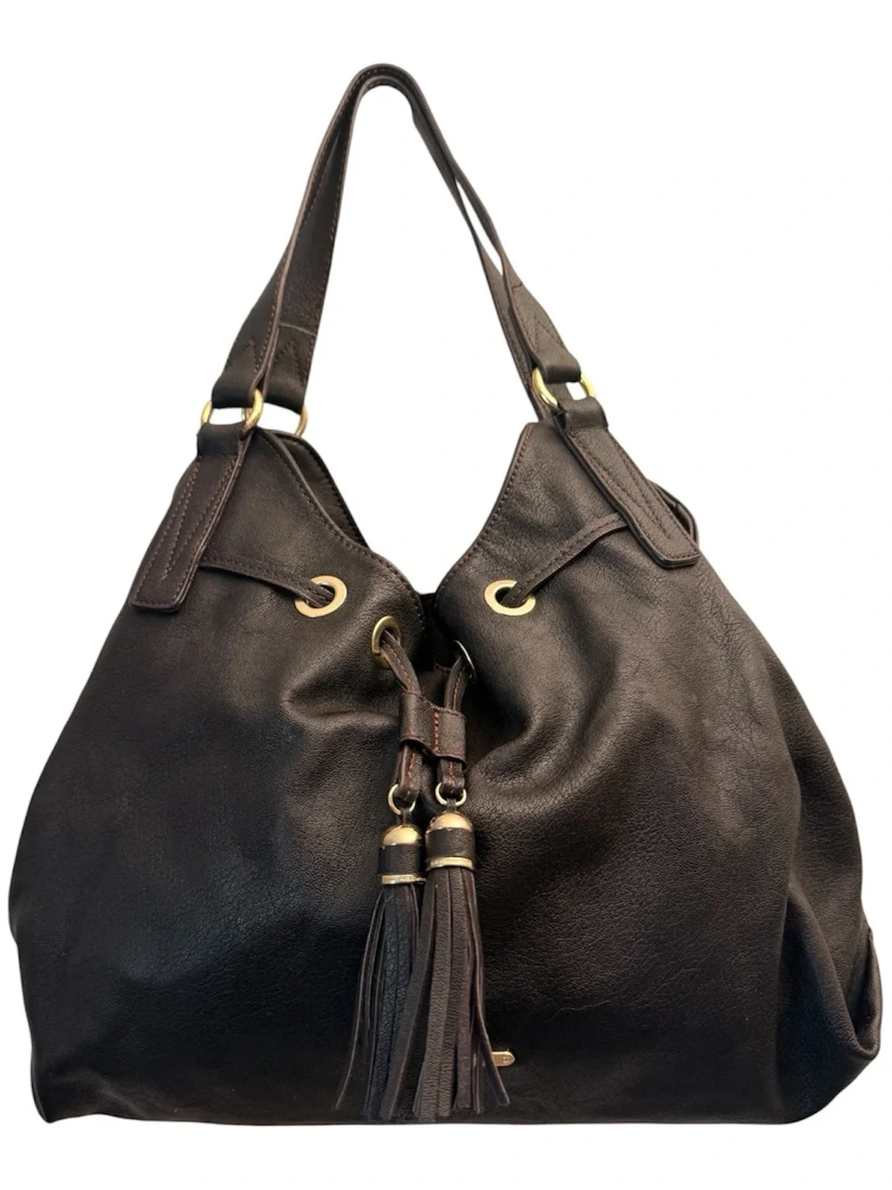 Liz Claiborne Black Shoulder Bag with Matching Wallet
